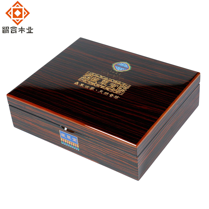 高光蟲草保健品包裝木盒