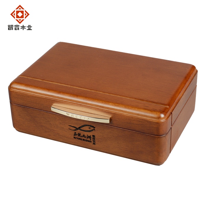 橡膠木實木玉石掛件木盒