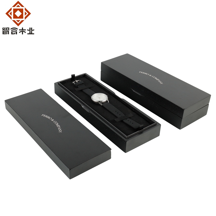 黑色單支手表木盒