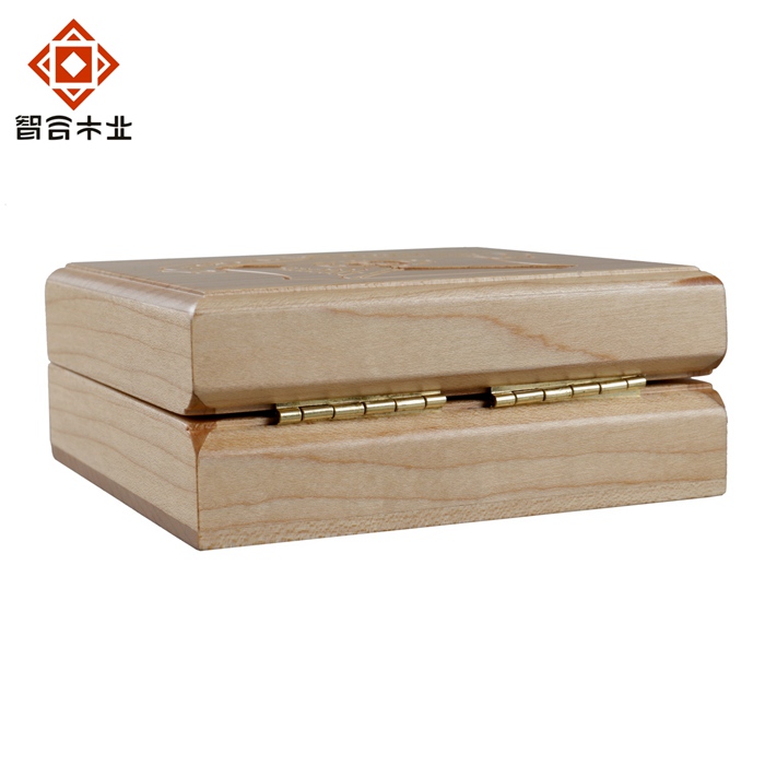 楓木實木單枚幣木盒