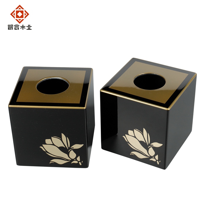 黑色高光木制酒店客房用品套裝