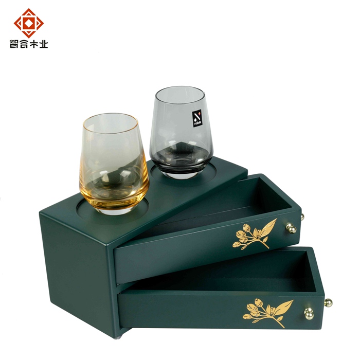 高檔紙巾包裝木盒