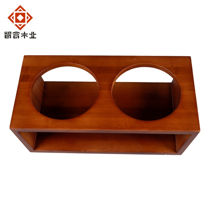 竹子寵物喂食器