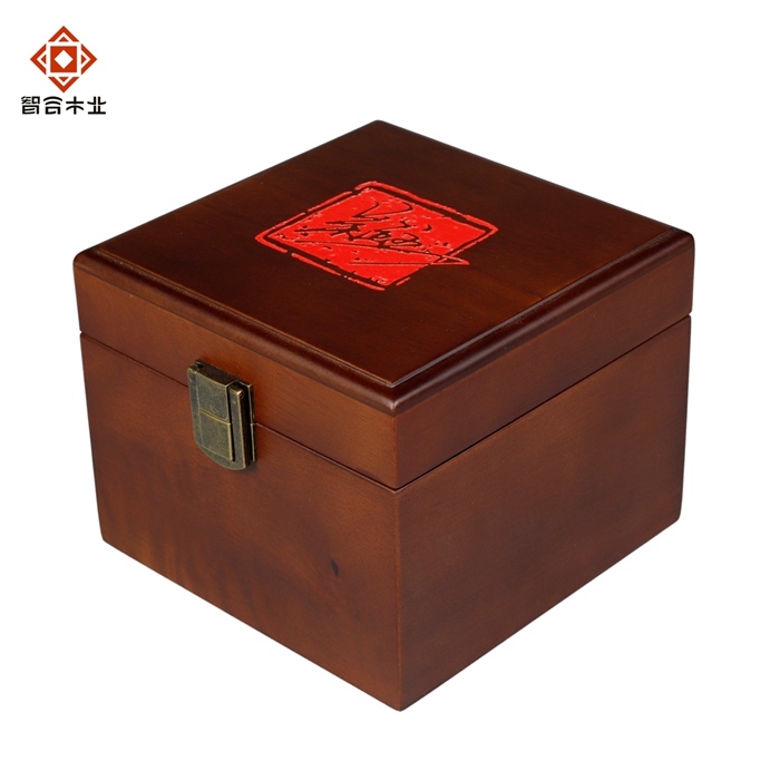 實(shí)木陶瓷碗收藏禮品木盒