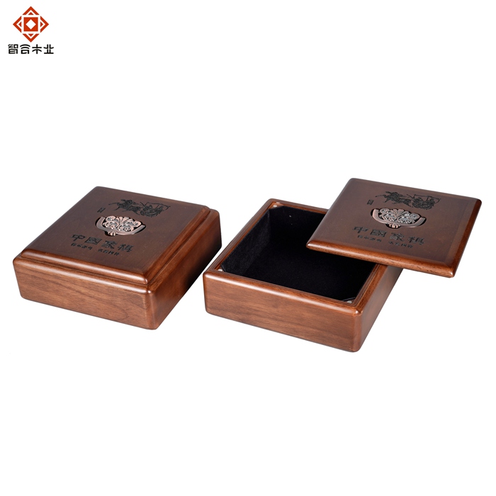 胡桃木實木象棋木盒