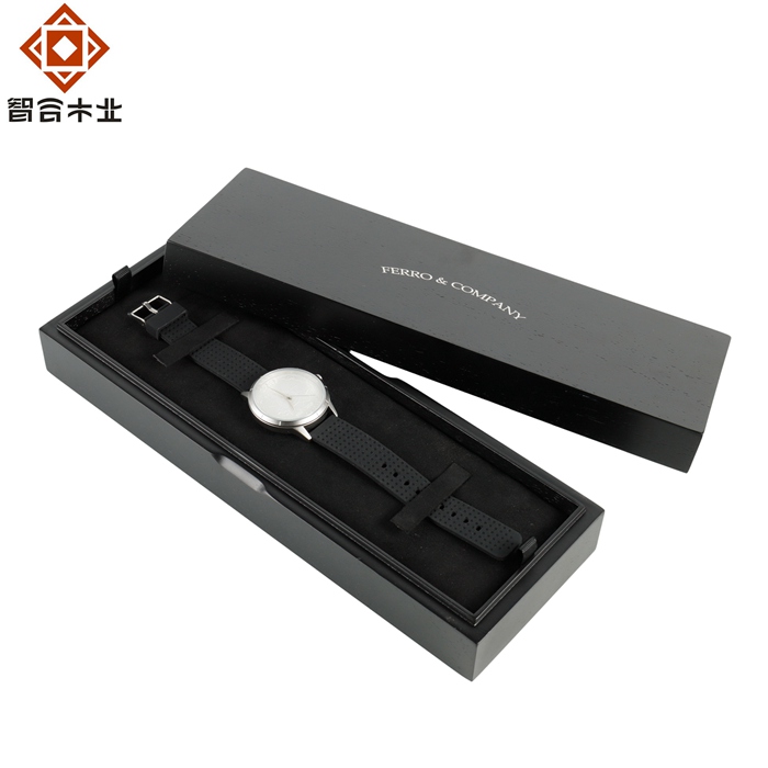黑色單支手表木盒