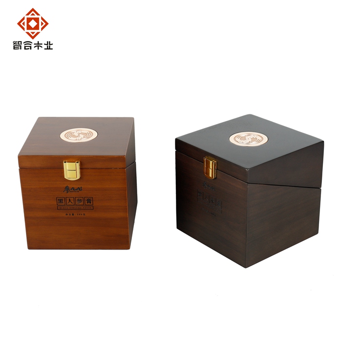 黑人參膏保健品包裝木盒