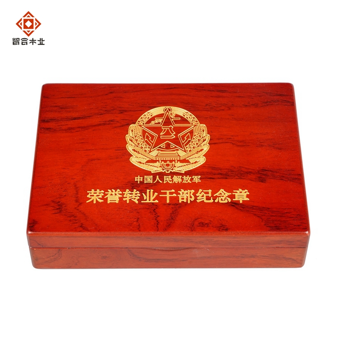 高光徽章包裝木盒