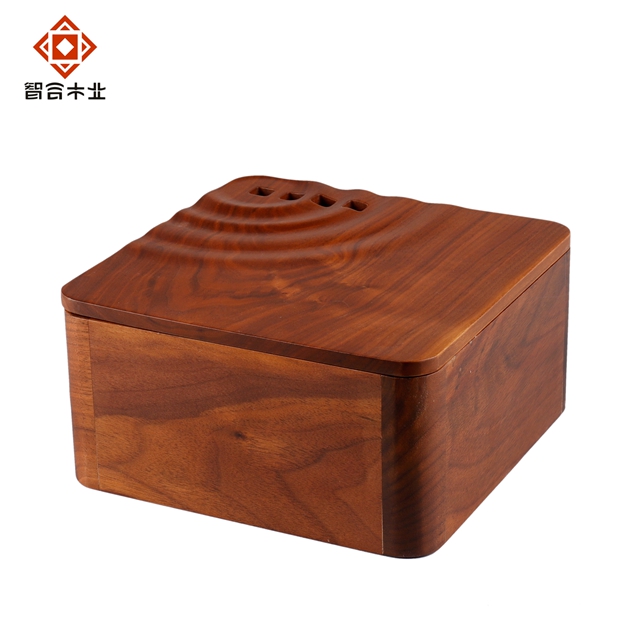 胡桃木實木茶葉盒