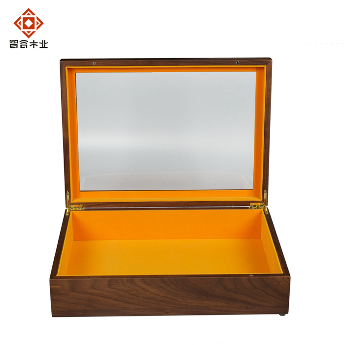 胡桃木開(kāi)窗禮品木盒