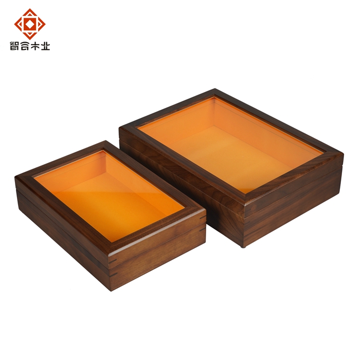 胡桃木開(kāi)窗禮品木盒