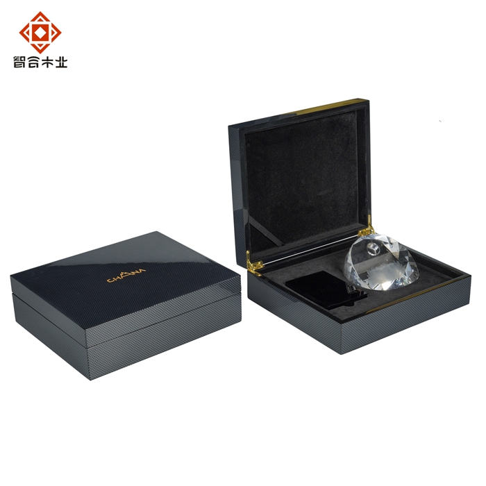 碳纖維水晶禮品包裝木盒