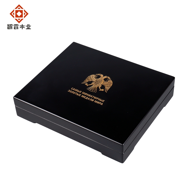 黑色MDF紀(jì)念幣包裝盒