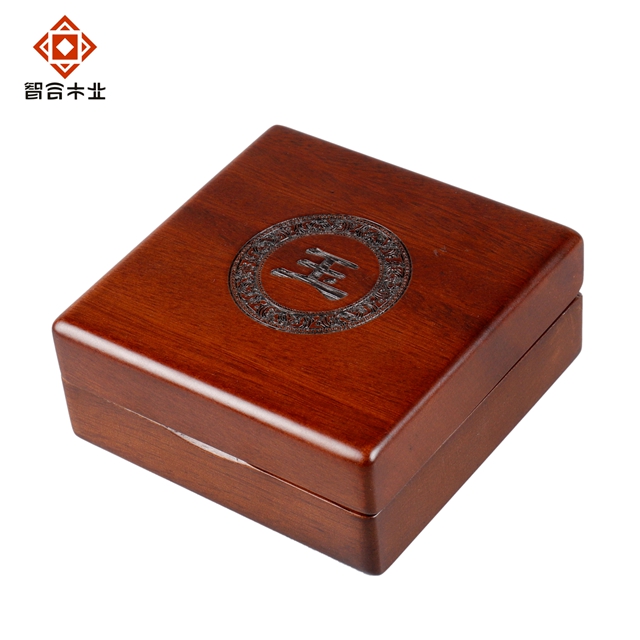 實木玉石首飾木盒