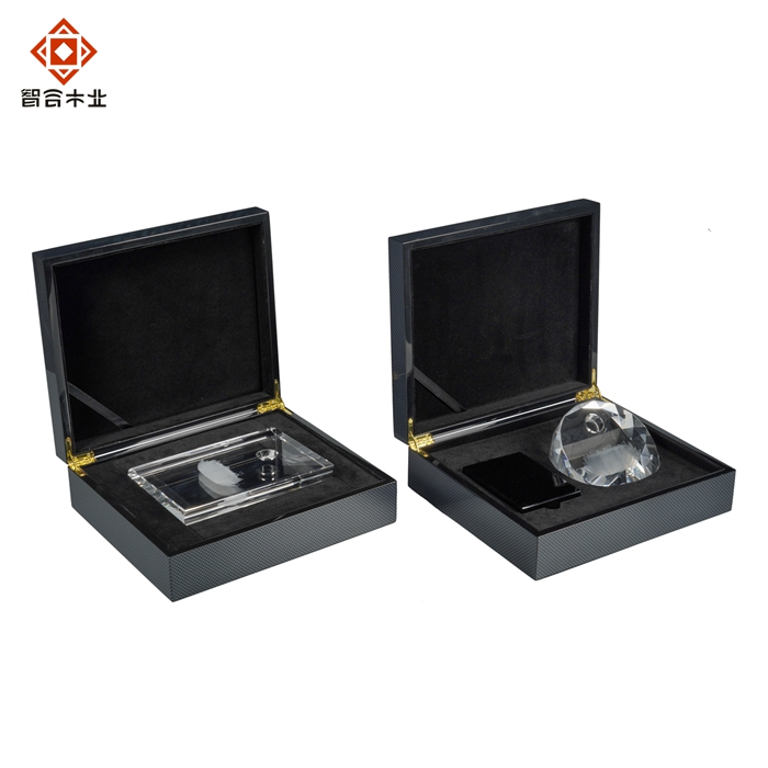 碳纖維水晶禮品包裝木盒
