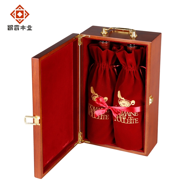 雙支紅酒木盒